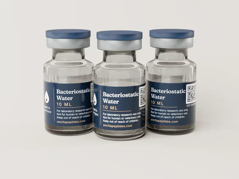 Bacteriostatic Water packaging detail